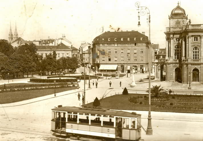 Sveučilišni trg 1936. godine